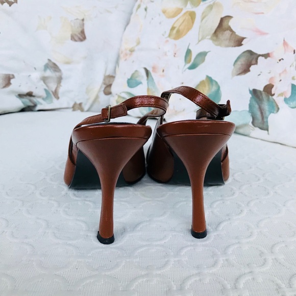 Style & Co Genuine Leather Sling Back Heel - Picture 5 of 8